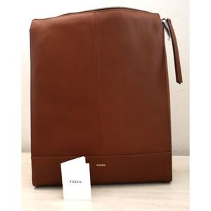 Fossil SHB2976210 Women's Medium Brown Leather Elina Convertible Backpack